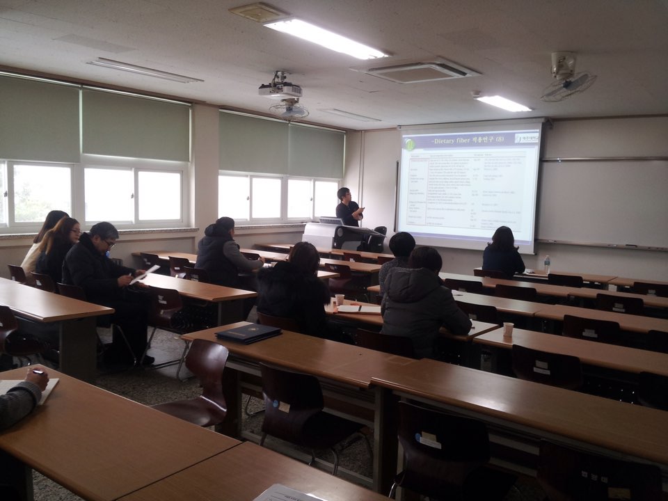 식품생명공학과 「친환경 식육가공 제품개발」 초청특강 