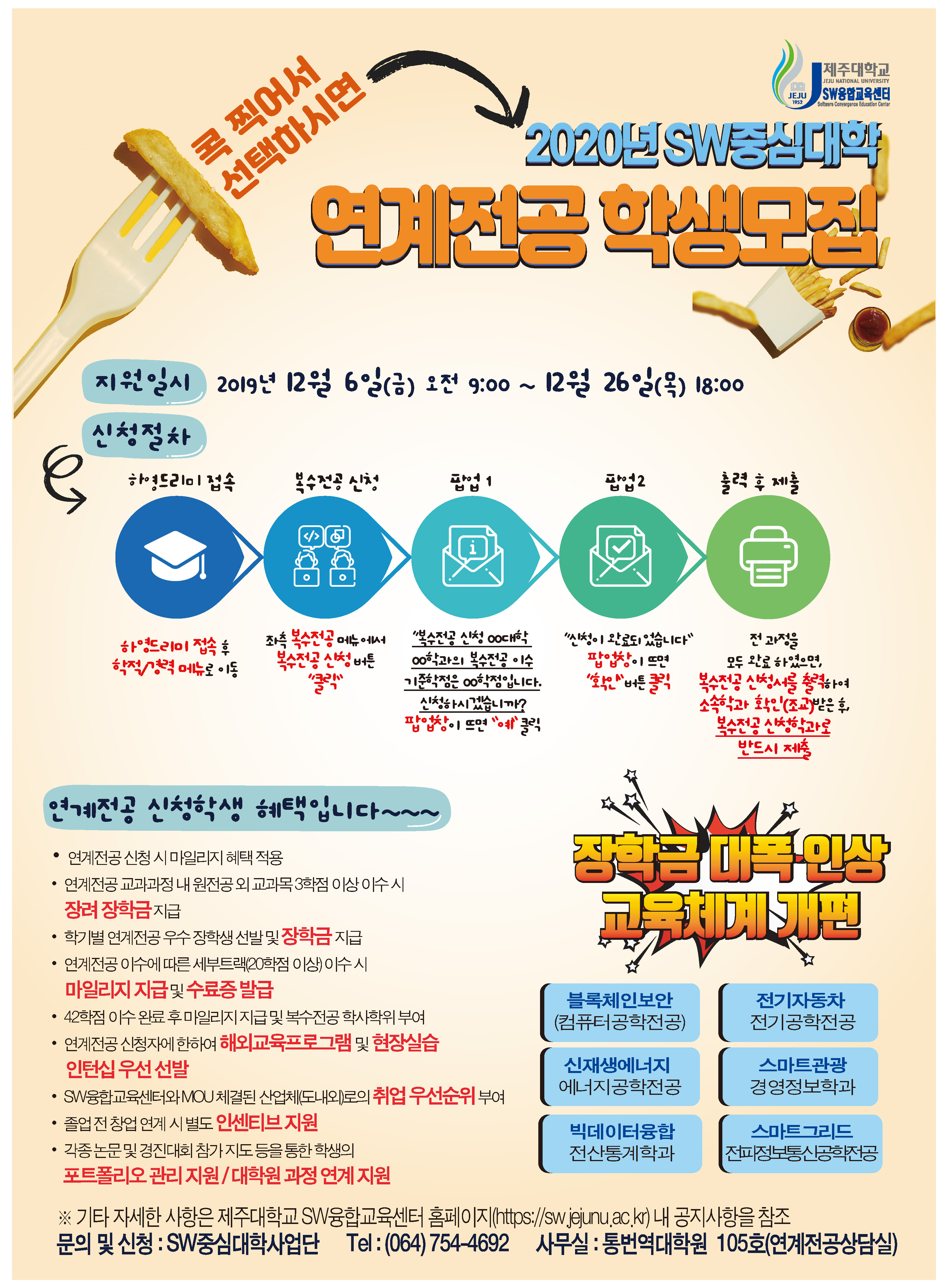 2020학년도 제1학기 복수(연계)전공 신청 관련 홍보 및 협조 요청